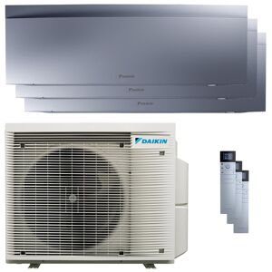 Condizionatore Daikin Emura 3 Trial Split 7000+9000+12000 Btu Inverter A++ Wifi Unità Esterna 5 Kw Silver (3MXM52A/FTXJ20AS_1/FTXJ25AS_1/FTXJ35AS_1)