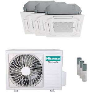 Condizionatore Hisense Cassetta Act Trial Split 9000+9000+12000 Btu Inverter A++ Unità Esterna 7 Kw (3AMW72U4RJC/ACT26UR4RCC8_2/ACT35UR4RCC8_1)