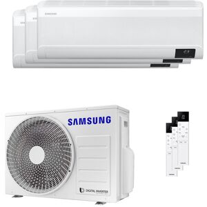 Condizionatore Samsung Windfree Elite 2023 Trial Split 7000+7000+9000 Btu Inverter A++ Wifi Unità Esterna 5.2 Kw (AJ052TXJ3KG/EU/AR07CXCAAWKNEU_2/AR09CXCAAWKNEU_1)