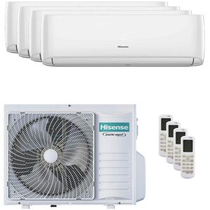 Condizionatore Hisense Hi-Comfort Quadri Split 7000+7000+7000+7000 Btu Inverter A++ Wifi Unità Esterna 8 Kw (4AMW81U4RJC/CF20YR04G_4)