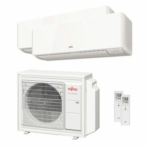 Condizionatore Fujitsu Serie Km Wifi Dual Split 9000+12000 Btu Inverter A++ Unità Esterna 5.4 Kw (3NGF82001/3NGF82113_1/3NGF82114_1)