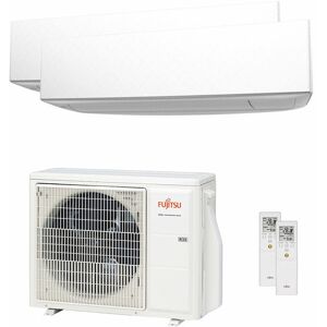 Condizionatore Fujitsu Serie Ke Wifi Dual Split 9000+12000 Btu Inverter A++ Wifi Unità Esterna 5.4 Kw (3NGF82001/3NGF82105_1/3NGF82106_1)