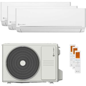 Condizionatore Clivet Ezcool Trial Split 9000+9000+12000 Btu Inverter A++ Unità Esterna 7.9 Kw (89112265/89472265_2/89472270_1)