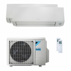 Condizionatore Daikin Perfera All Seasons Dual Split 5000+9000 Btu Inverter A+++ Wifi Unità Esterna 4 Kw (2MXM40A/CTXM15A_1/FTXM25A_1)