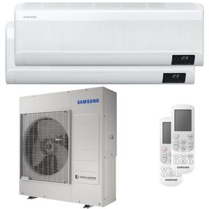 Condizionatore Samsung Windfree Avant Dual Split 24000+24000 Btu Inverter A++ Wifi Unità Esterna 10,0 Kw (AJ100TXJ5KG/EU-AR24TXEAAWKNEU-2)