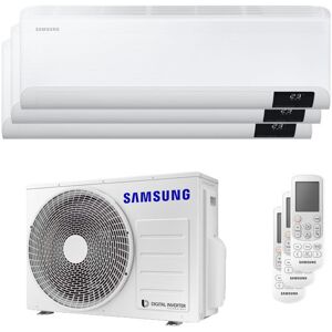 Condizionatore Samsung Cebu Wi-Fi Trial Split 7000+9000+12000 Btu Inverter A++ Wifi Unità Esterna 5,2 Kw (AJ052TXJ3KG/EU-AR07TXFYAWKNEU-3-364E2B)