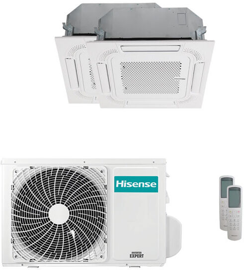 Condizionatore Hisense Cassetta Act Dual Split 9000+12000 Btu Inverter A++ Unità Esterna 5 Kw (2AMW52U4RXC/ACT26UR4RCC8_1/ACT35UR4RCC8_1)