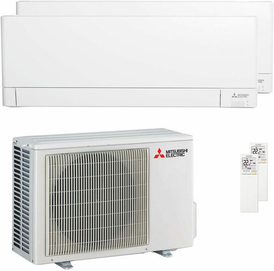 Condizionatore Mitsubishi Electric Serie Ay Dual Split 9000+9000 Btu Inverter B Wifi Unità Esterna 3.3 Kw (MXZ-2F33VF4-E1/MSZ-AY25VGKP-E6_2)