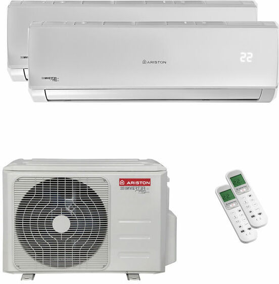 Condizionatore Ariston Alys R32 Dual Split 9000+9000 Btu Inverter A++ Unità Esterna 5.3 Kw (3381524/3381251_2)