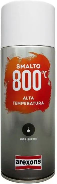 Arexons Vernice Smalto Alta Temperatura Fino A 800 Gradi Spray Colore Rosso