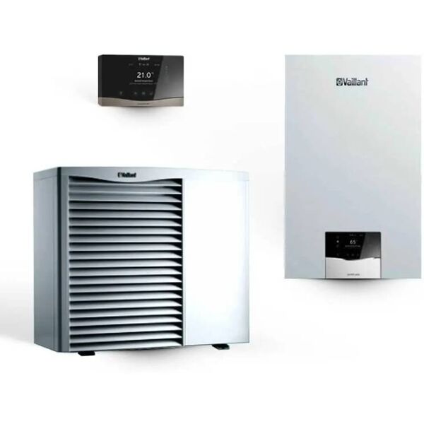 vaillant sistema ibrido 5.2 caldaia combinata a condensazione 35 kw e pompa di calore 5 kw