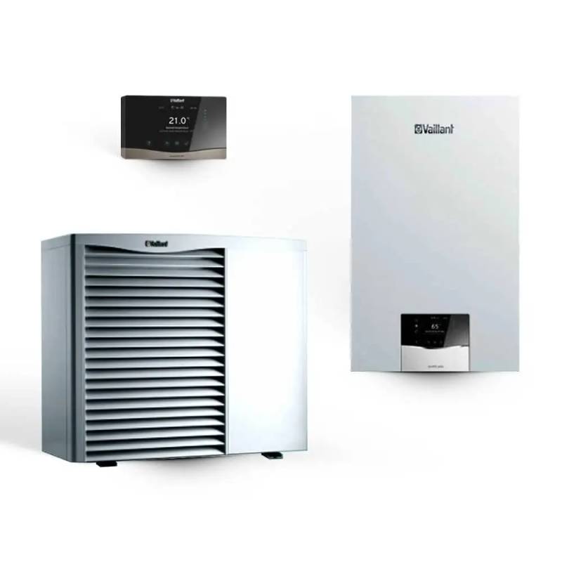 Vaillant Sistema Ibrido 5.3 Caldaia Combinata A Condensazione 30 Kw E Pompa Di Calore 8 Kw