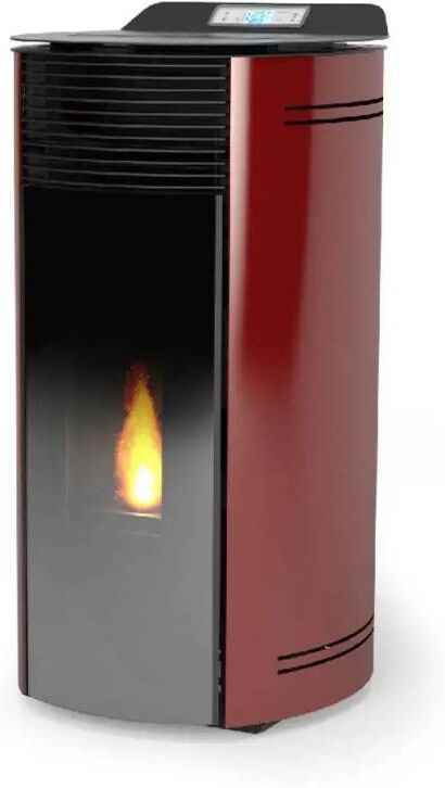 Laminox Stufa A Pellet Ad Aria Canalizzata Jessica Air 9 Kw Bordeaux In A+ Wifi Ready