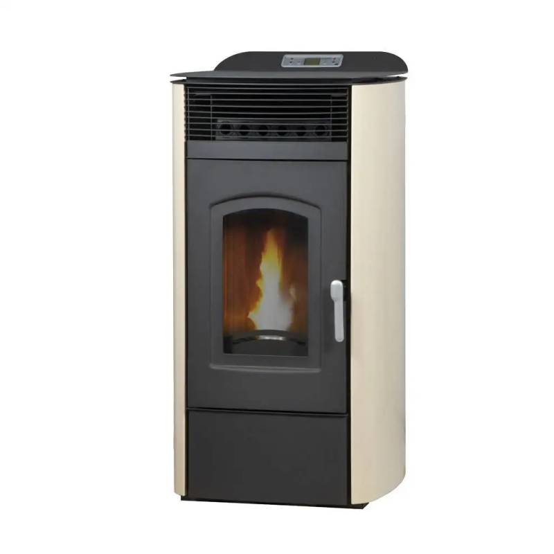 Laminox Stufa A Pellet Ad Aria Dalia Air 14 Kw Avorio In Classe A+ Wifi Ready