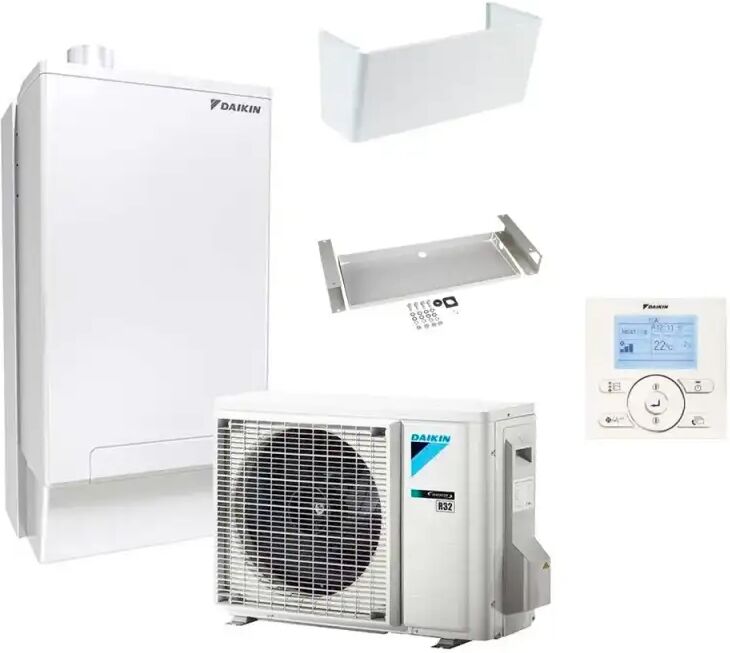 Daikin Sistema Ibrido Altherma R Hybrid System Kit Per Riscaldamento Raffrescamento E Produzione Di Acs Da 8 Kw Con Accessori