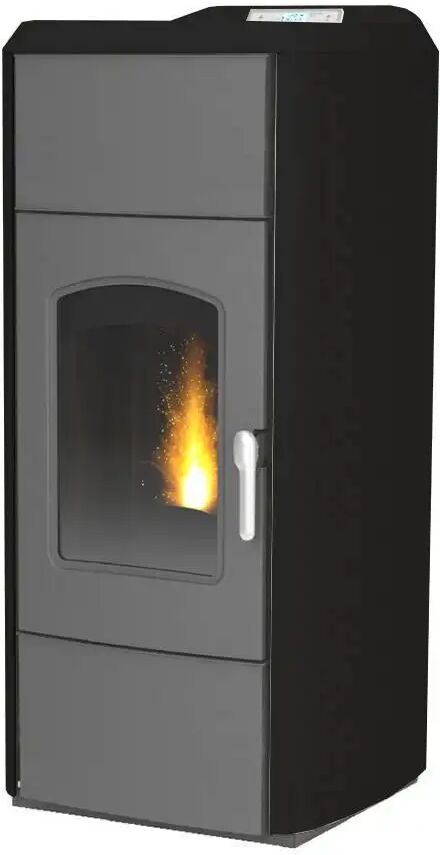 Laminox Stufa A Pellet Idro  Victoria Idro Lux 28 Kw Nero Lucido In A+ Wifi Ready