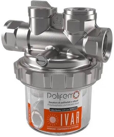 Ivar Filtro Anticalcare Dosatore Proporzionale Di Polifosfati E Silicati Polifemo