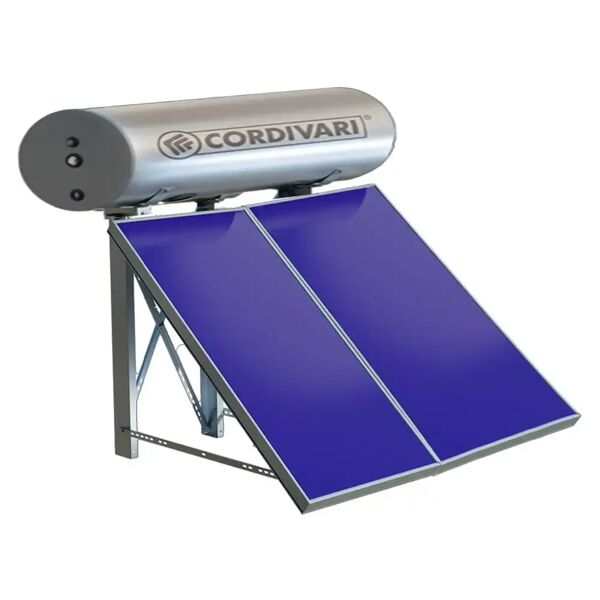 cordivari pannello solare termico  panarea 300 lt a circolazione naturale da 5 mq tetto piano