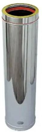 Tubo Acciaio Doppia Parete Coibentato Inox Aisi 316l 304l Lunghezza 500 Mm D. 130-180 Mm 0,5 Mm