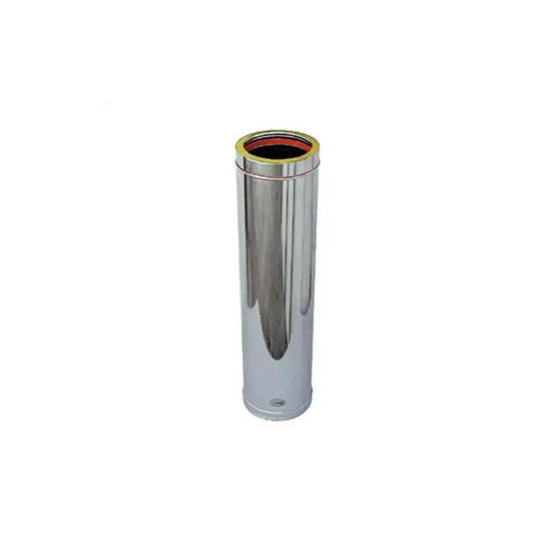 Tubo Acciaio Doppia Parete Coibentato Inox Aisi 316l 304l Lunghezza 500 Mm D. 250-300 Mm 0,5 Mm