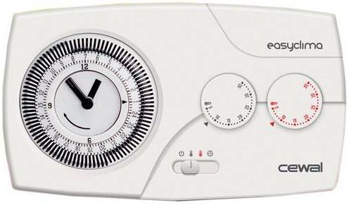 Cewal Cronotermostato Giornaliero A Cavaliere Easyclima