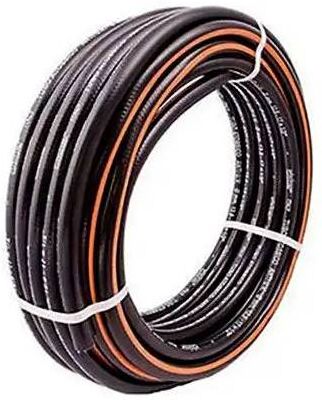 Claber Tubo Gomma Per Irrigazione Da Giardino Retinato 1/2" Top Black 30 Metri