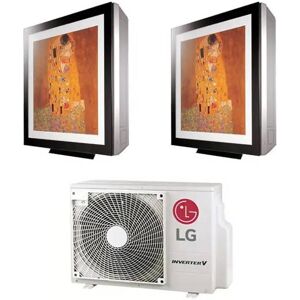 LG Condizionatore Dual Split Art Cool Gallery 9+9 9000+9000 Btu Inverter A+++ Mu2r15 Wifi Ready