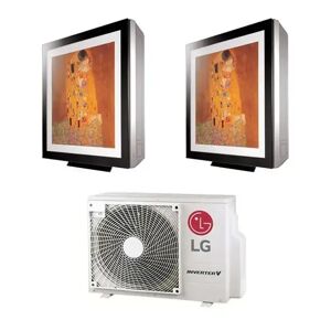 LG Condizionatore Con Inverter Dual Split Art Cool Gallery 9+12 9000+12000 Btu In R32 A++ Mu2r17 Wifi Ready