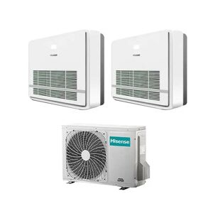 Hisense Condizionatore Con Inverter Dual Split Console Akt35 12000+12000 Btu R32 In A++