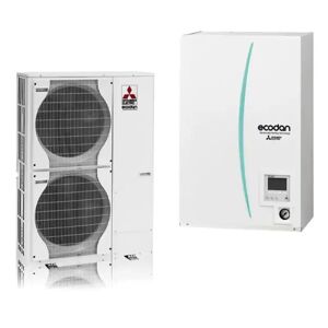 Mitsubishi Pompa Di Calore Ecodan Con Hydrobox Reversibile Da 14 Kw