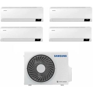 Samsung Climatizzatore Cebu Wi-Fi Quadri Split 7000+7000+7000+18000 Btu Inverter A++ In R32 Aj080txj4kg