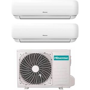 Hisense Climatizzatore Inverter Mini Apple Pro Wi-Fi Dual Split 9000+9000 Btu 2amw52u4rxc R-32 A++