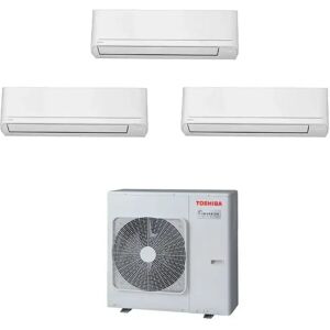 Toshiba Climatizzatore New Seiya Trial Split 7000+7000+10000 Btu Ras-3m18g3avg-E Inverter In R32 In A+++