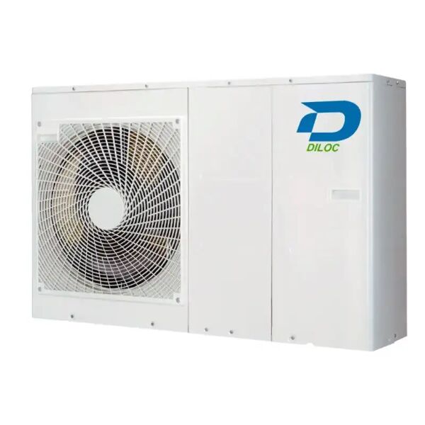 diloc pompa di calore mini chiller inverter over monoblocco da 7 kw a+++