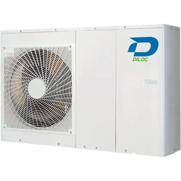 diloc pompa di calore mini chiller inverter over monoblocco da 9 kw a+++