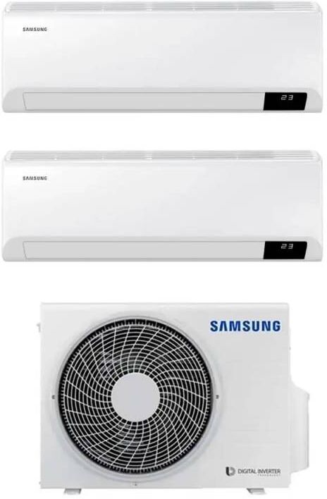 Samsung Climatizzatore Cebu Wi-Fi Dual Split 9000+12000 Btu Inverter A+++ In R32 Aj040txj2kg