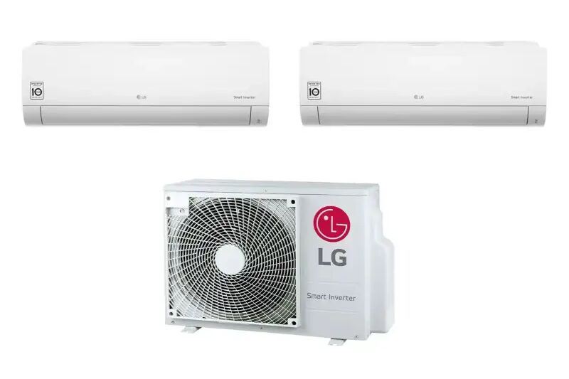 LG Climatizzatore Libero Smart Wifi Dual Split 7000+7000 Btu Inverter Con R32 Mu2r15 In A+++