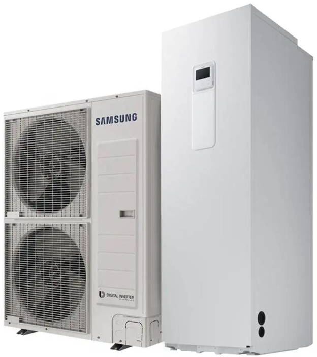 Samsung Pompa Di Calore Ehs Mono R32 Da 14 16 Kw Con Climate Hub Acs Da 260 Lt Monofase