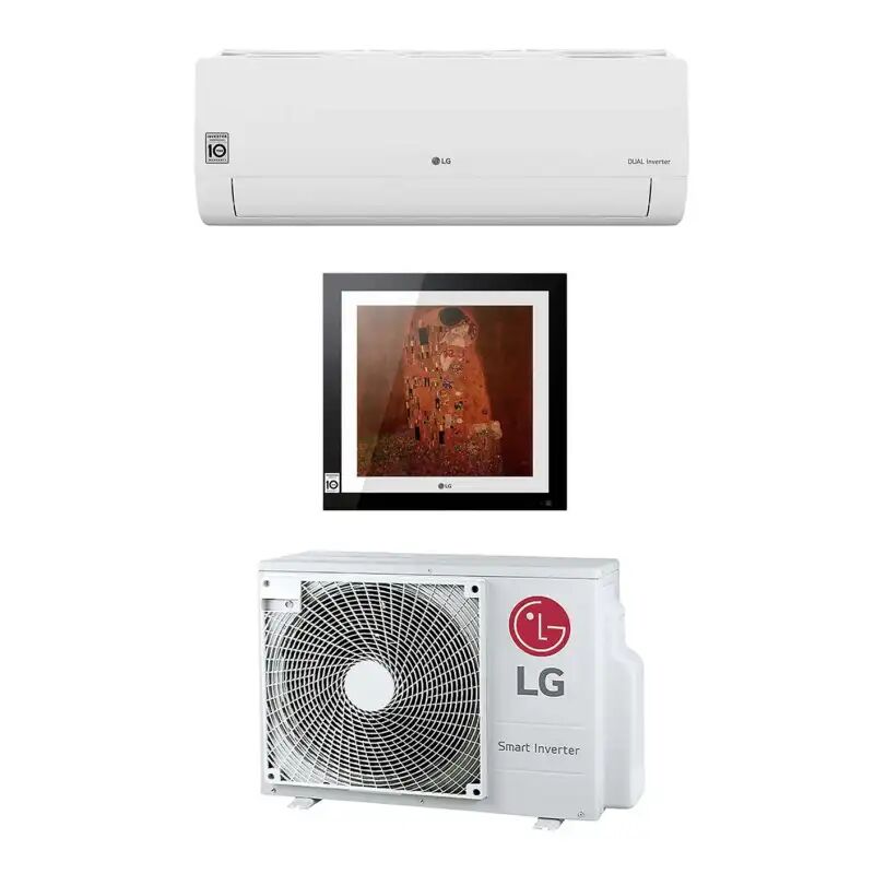 LG Climatizzatore Dual Split Art Cool Gallery + Libero Smart 9+12 9000+12000 Btu Inverter A++ R32 Mu2r17 Wifi Ready