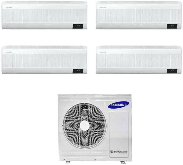 Samsung Climatizzatore Windfree Avant Wifi Quadri Split 7000+7000+7000+7000 Btu Inverter A+++ In R32 Aj080txj4kg