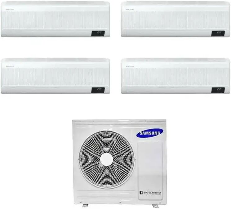 Samsung Climatizzatore Windfree Avant Wifi Quadri Split 7000+7000+12000+12000 Btu Inverter A+++ In R32 Aj080txj4kg