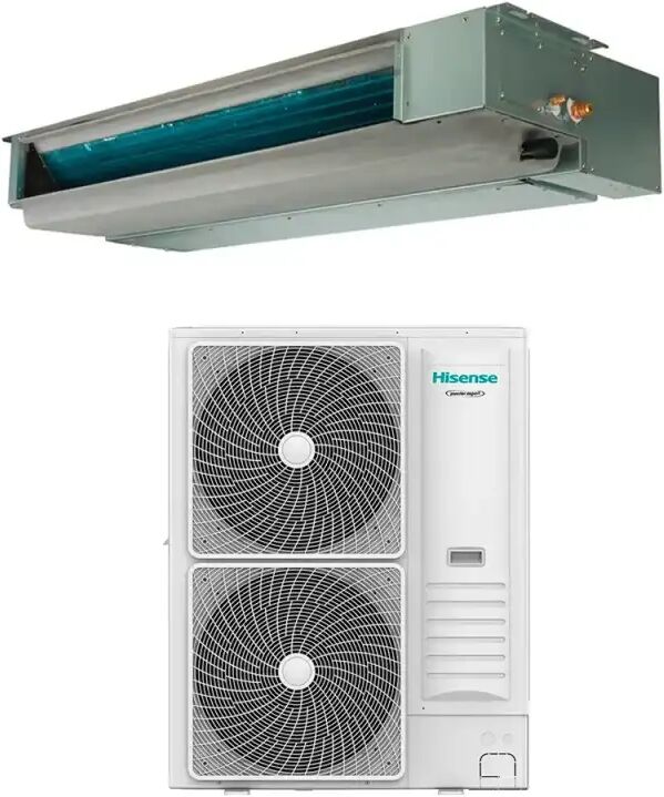 Hisense Climatizzatore Canalizzato Serie Turbo Aud105ux4reh8 Trifase 36000 Btu Inverter A++ In R32