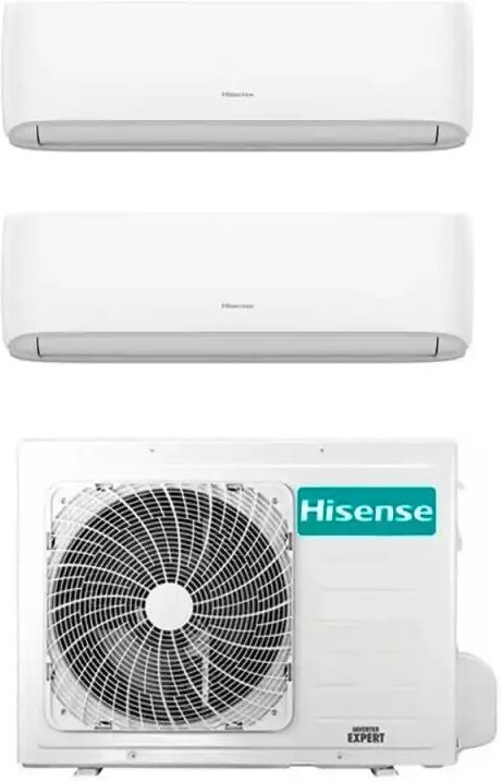 Hisense Climatizzatore Inverter Hi Comfort Wi-Fi Dual Split 7000+12000 Btu 2amw52u4rxc R-32 A++