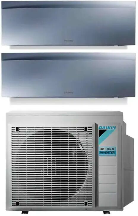 Daikin Climatizzatore Inverter Serie Emura Silver Iii Dual Split Da 7000+7000 Btu R32 A+++