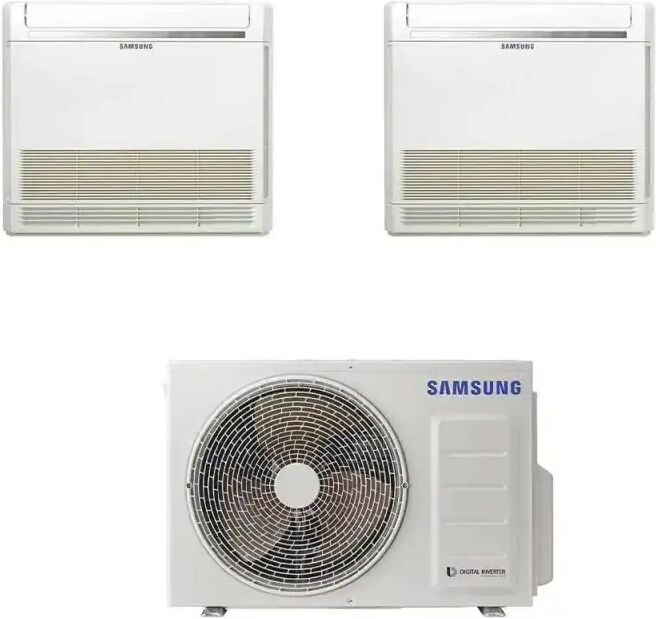 Samsung Condizionatore Con Inverter Dual Split Console Aj035 12000+12000 Btu R32 In A+++ Aj050txj2kg