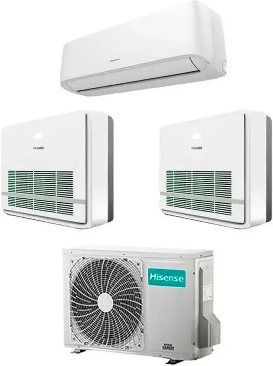 Hisense Condizionatore Con Inverter Trial Split Console Hi Comfort E Akt26 9000+9000+9000 Btu R32 In A++