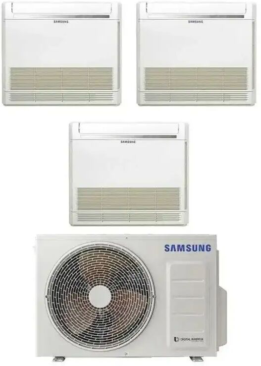 Samsung Condizionatore Con Inverter Trial Split Console 9000+9000+12000 Btu R32 In A+++ Aj052txj3kg