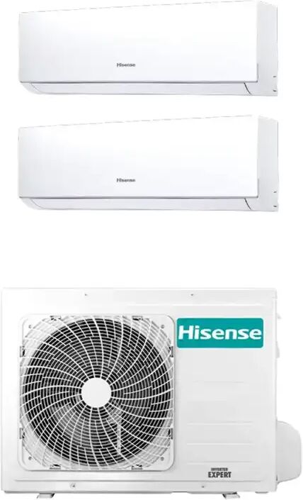 Hisense Climatizzatore Inverter Comfort Dual Split 9000+12000 Btu 2amw42u4rgc R-32 A++