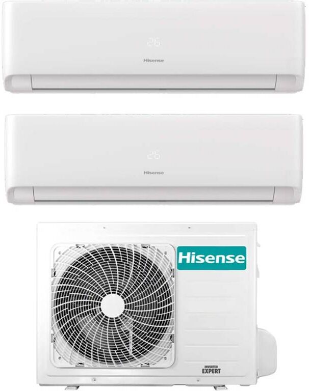 Hisense Climatizzatore Inverter Ecosense Wi-Fi Dual Split 9000+9000 Btu 2amw35u4rgc R-32 A++