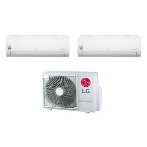 LG Climatizzatore  Libero Smart Wifi Dual Split 9000+12000 Btu Inverter Con R32 Mu2r15 In A+++